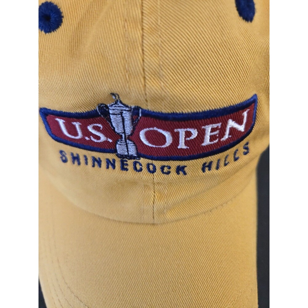 2004 US Open Shinnecock Hills Golf hat Baseball cap Yellow Embroidered